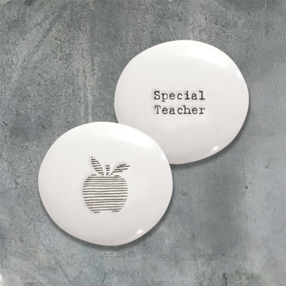 Porcelain Pebble - Special Teacher