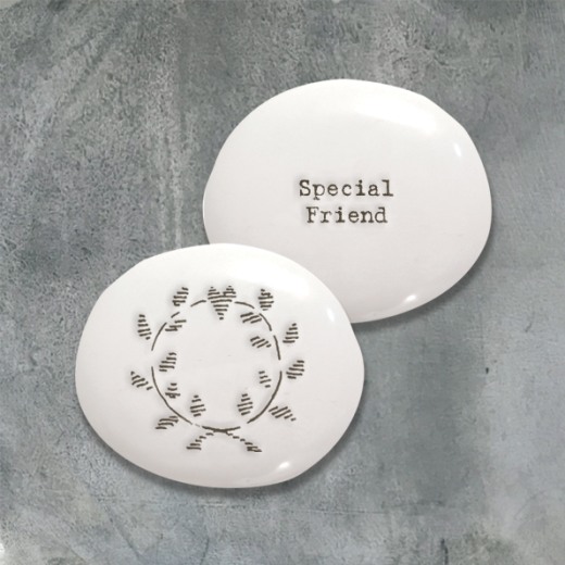 Porcelain Pebble - Special Friend