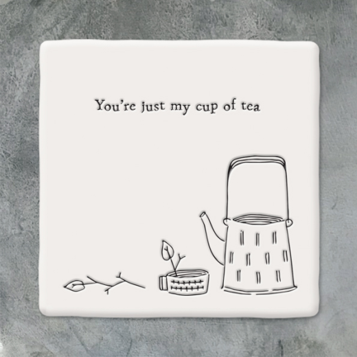 Square Coasater - Just My Cup of Tea