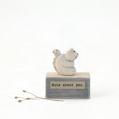 Wood Scene - Squirrell/Nuts