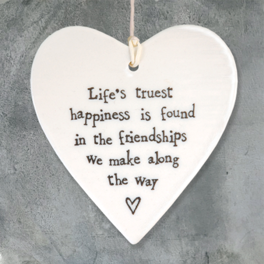 Porcelain Round Heart - Lifes truest