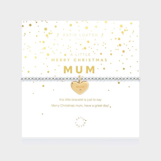 Carded Merry Christmas Mum Bracelet