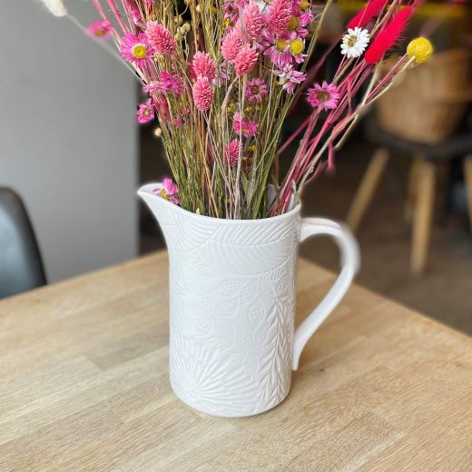 Panama Pitcher Jug White