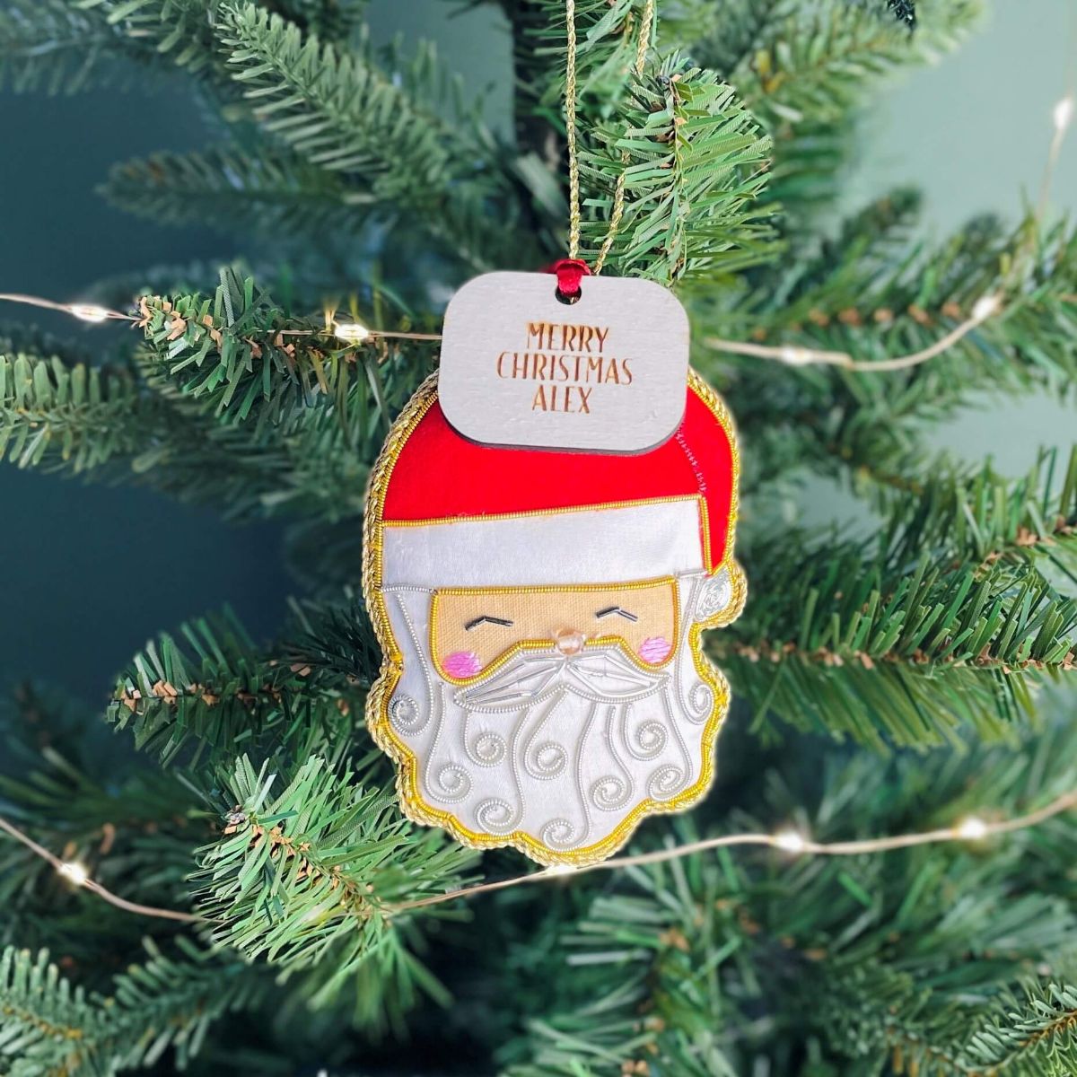 Zari Decoration - Santa