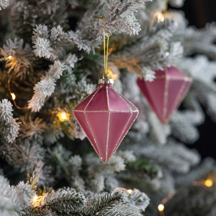 Damson Diamond Bauble