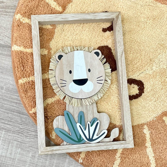 Lion Cutout Plaque 30cm