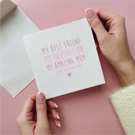 Best Friend Inspiration Mothers Day Card