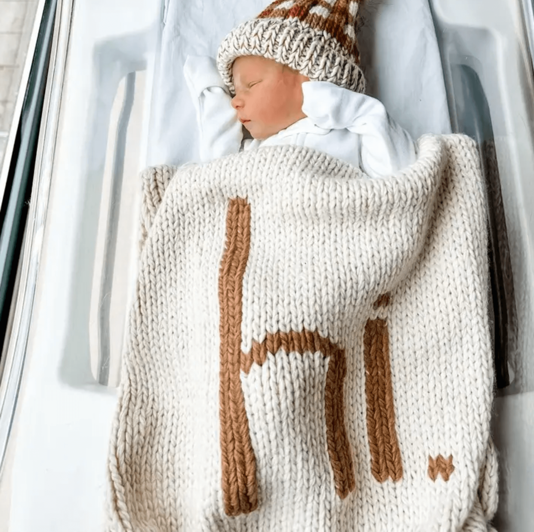 Hi Baby Blanket - Cream