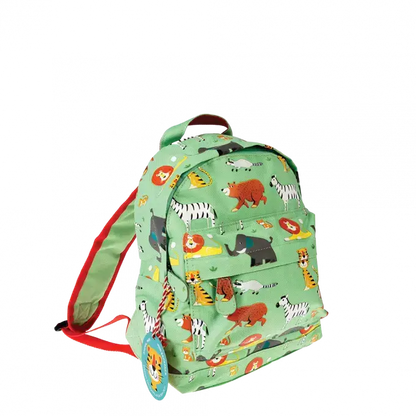 Green Animal Park Mini Backpack