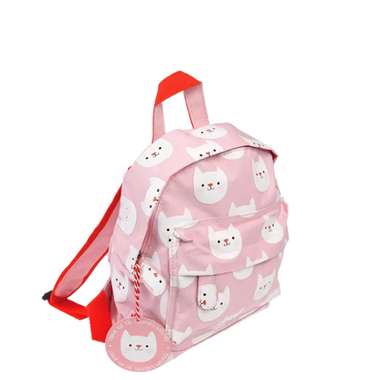Pink Cat Mini Backpack