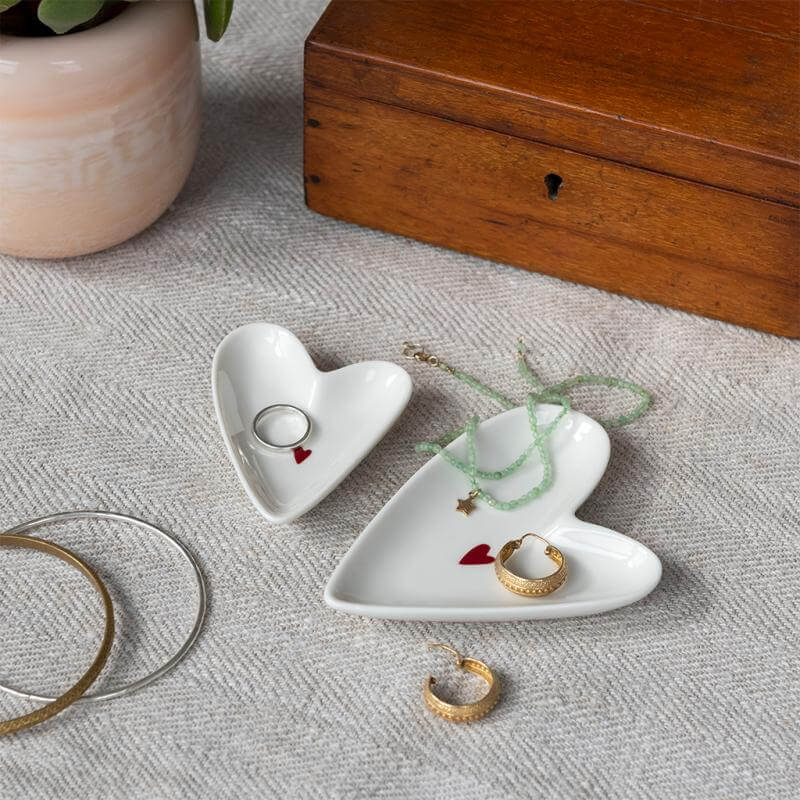 Mini Ceramic Heart Dish