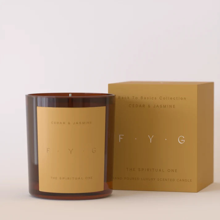 Cedar & Jasmine Luxury Candle