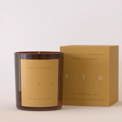 Cedar & Jasmine Luxury Candle