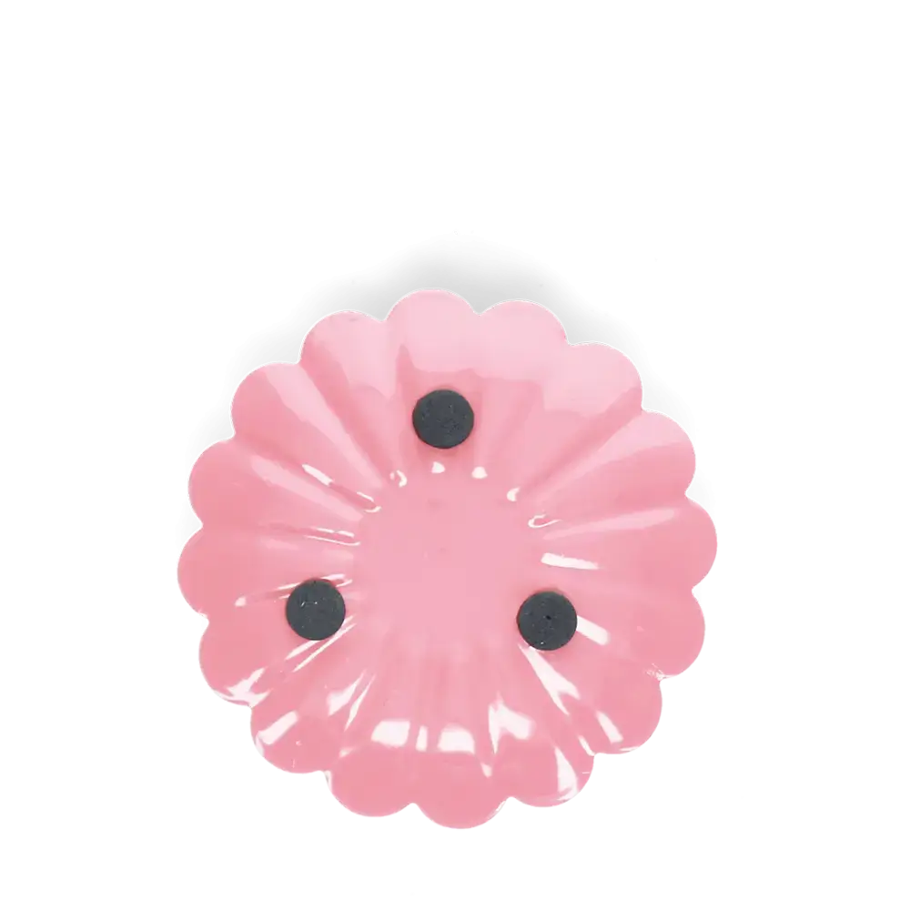Flower Candle Holder Pale Pink