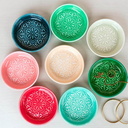 Vibrant Pink Trinket Dish