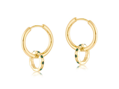 MALLORCA SMALL HUGGIE EARRINGS
