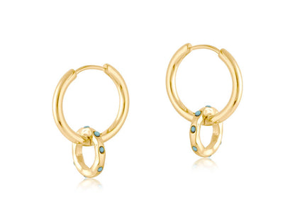 MALLORCA SMALL HUGGIE EARRINGS