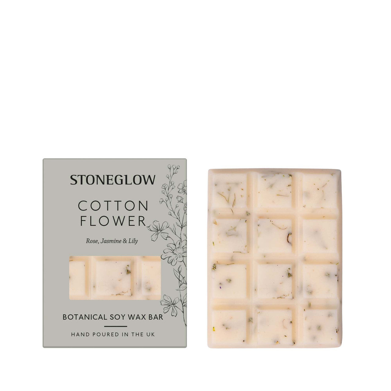 Cotton Flower Botanical Wax Melt Bar