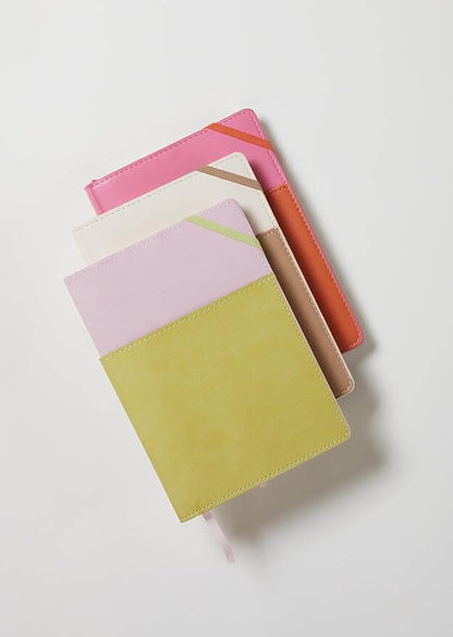 Vegan Leather Pocket Journal Lilac & Matcha