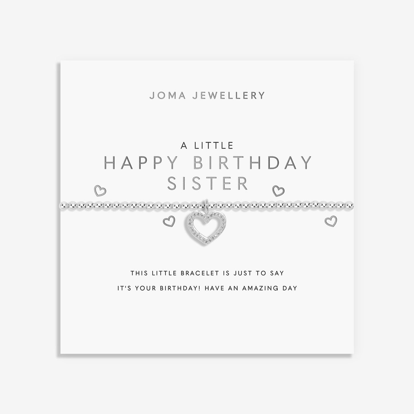 A Little Happy Birthday Sister Bracelet