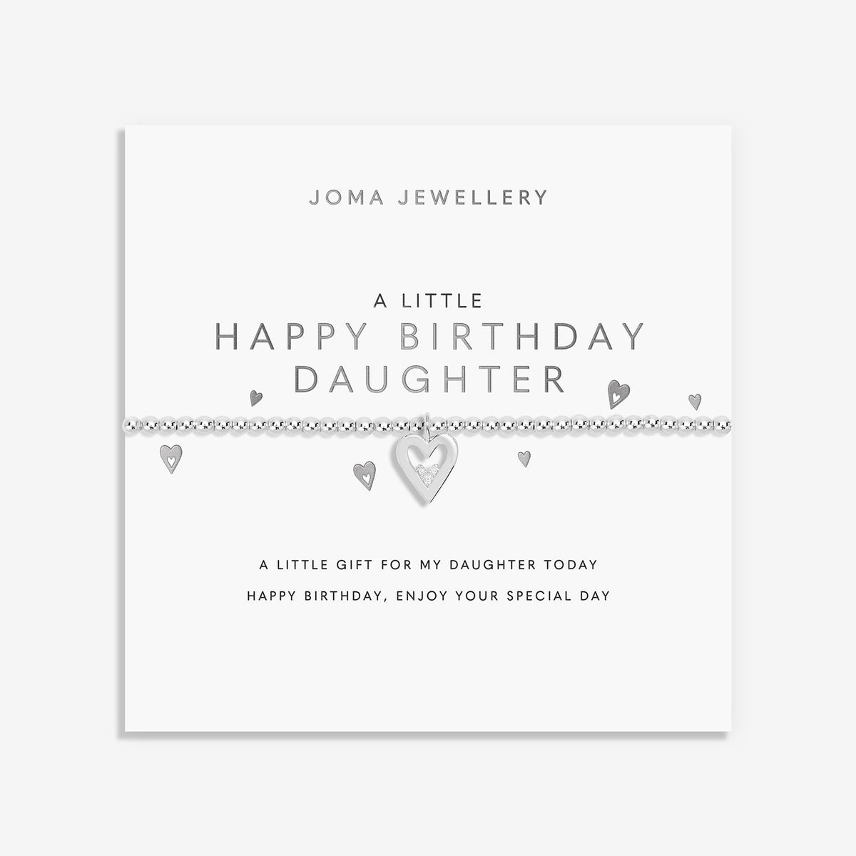 A Little Happy Birthday Daughter Bracelet
