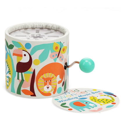 Winding music box - Wild Wonders