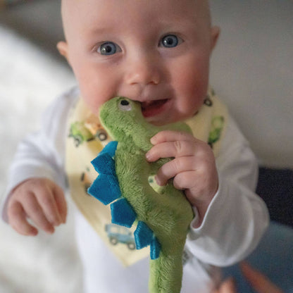 Dino Plush Baby Rattle