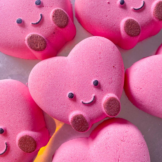Adorable Heart Bath Bomb