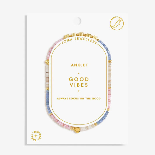 Happy Little Moments 'Good Vibes' Anklet