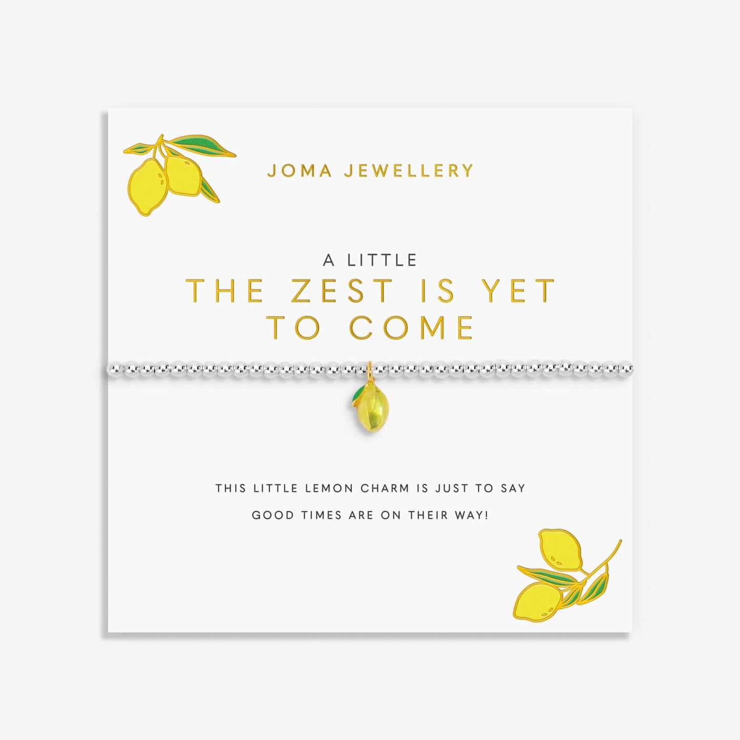 A Little Vibes 'The Zest Is Yet To Come' Bracelet