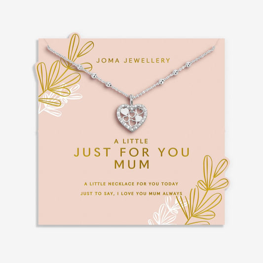 Mother's Day Necklace A Little 'Just For You Mum' Necklace