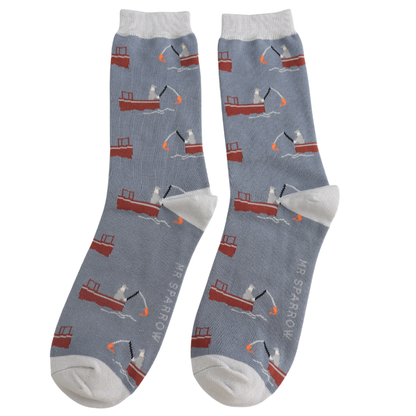 Gone Fishing Men's Matchbox Socks