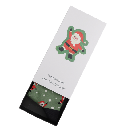 Santa Men's Matchbox Socks