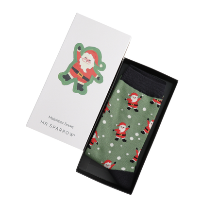 Santa Men's Matchbox Socks