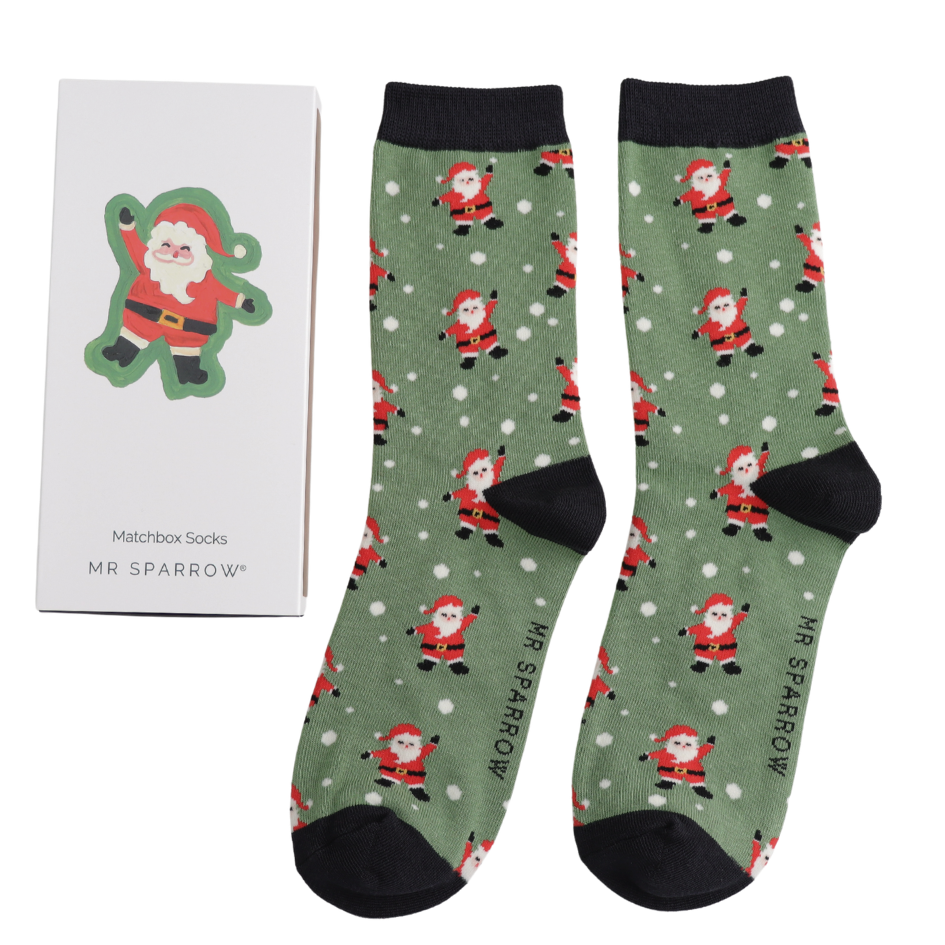 Santa Men's Matchbox Socks