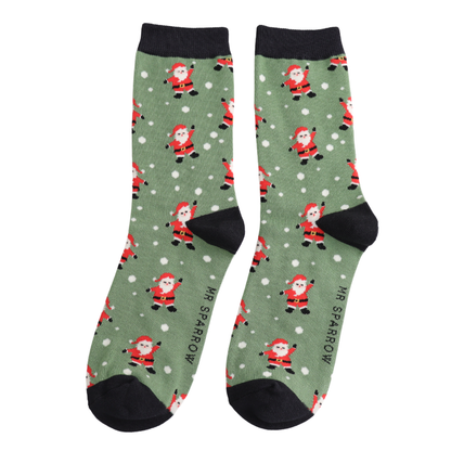 Santa Men's Matchbox Socks