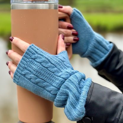 Knitted Fingerless Gloves