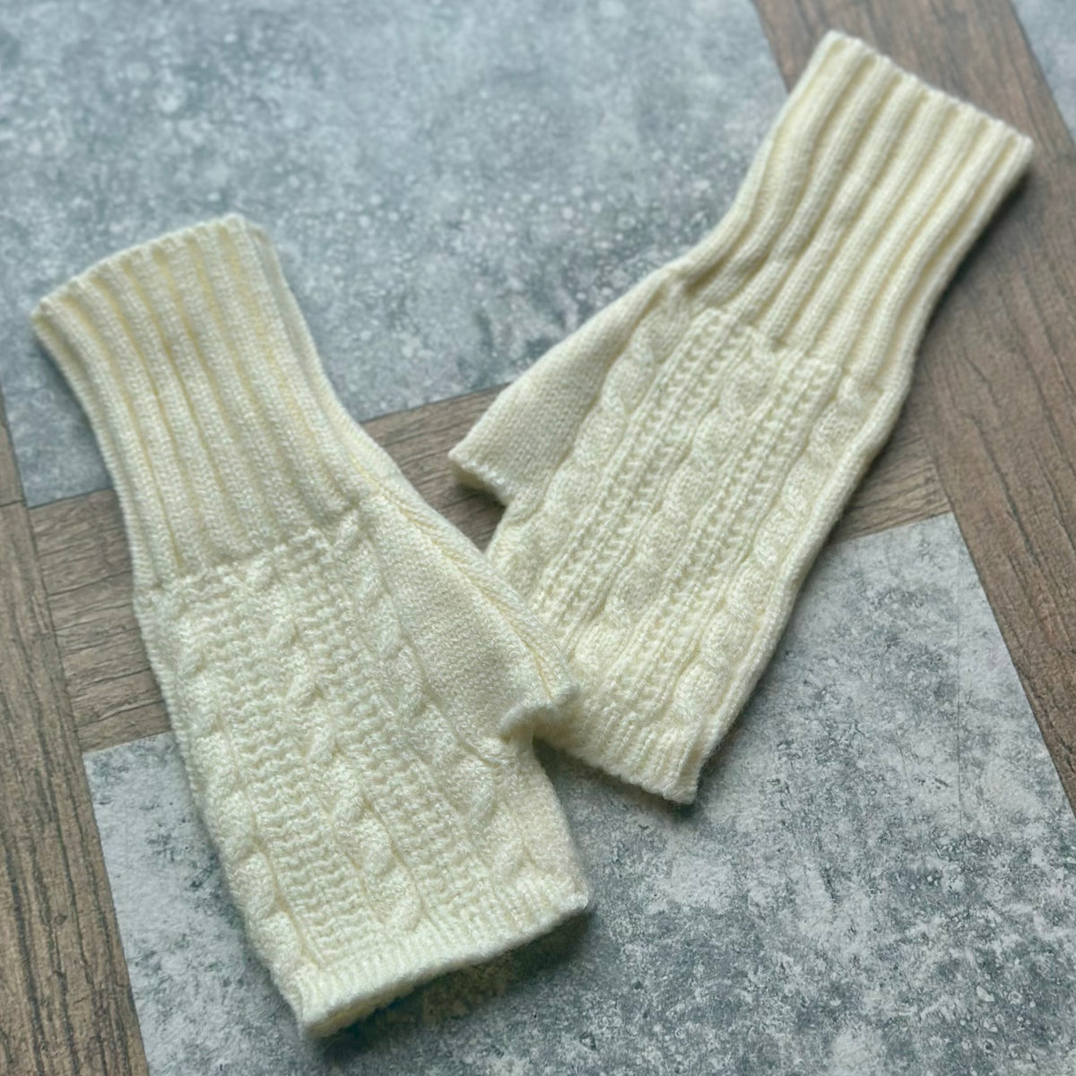 Knitted Fingerless Gloves