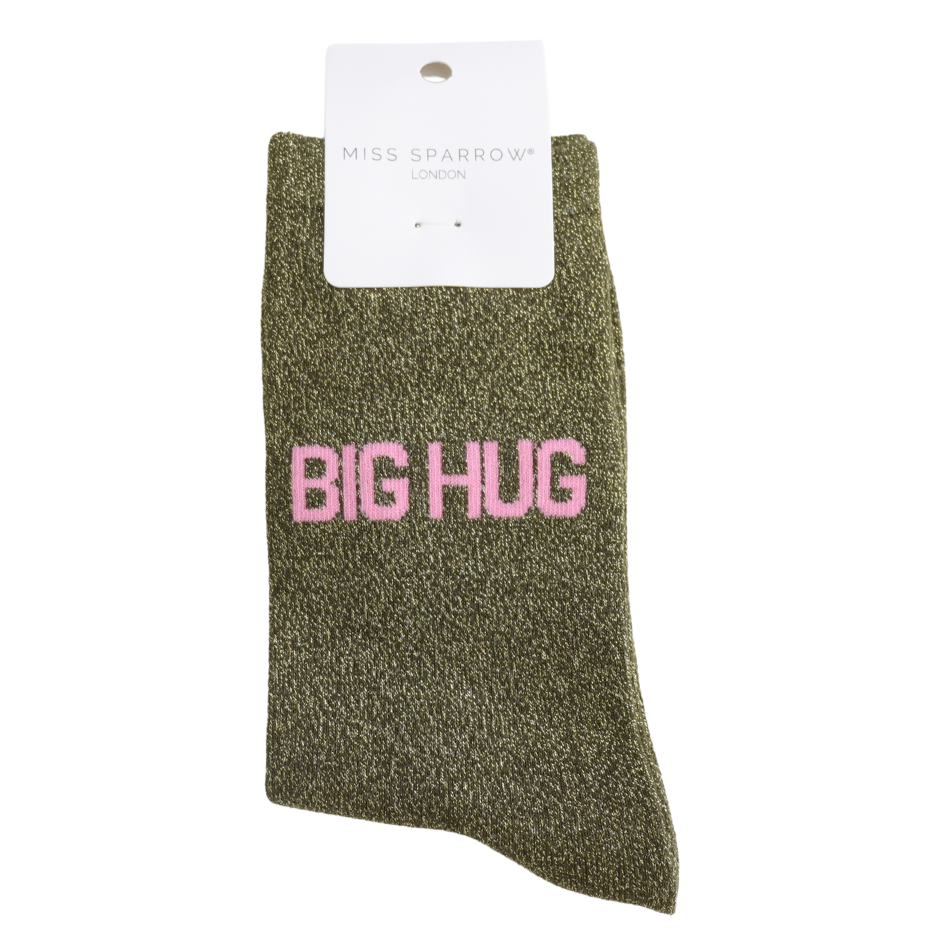 Big Hug Glitter Socks