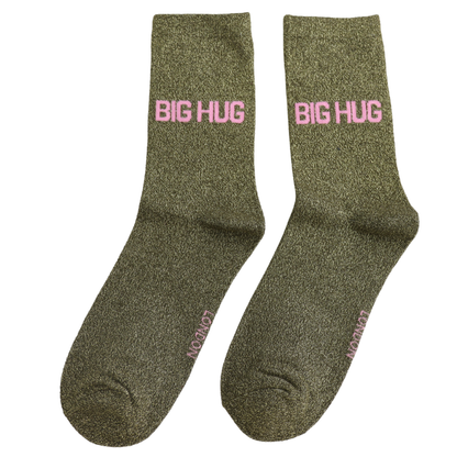 Big Hug Glitter Socks