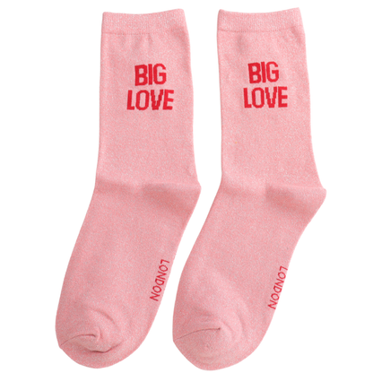 Big Love Glitter Socks