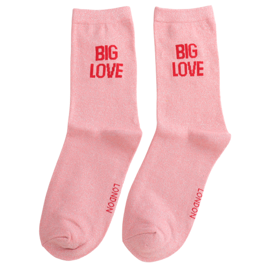 Big Love Glitter Socks