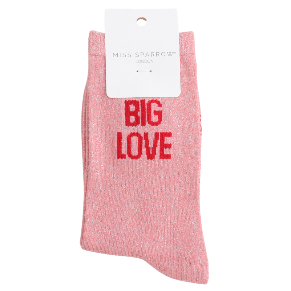 Big Love Glitter Socks