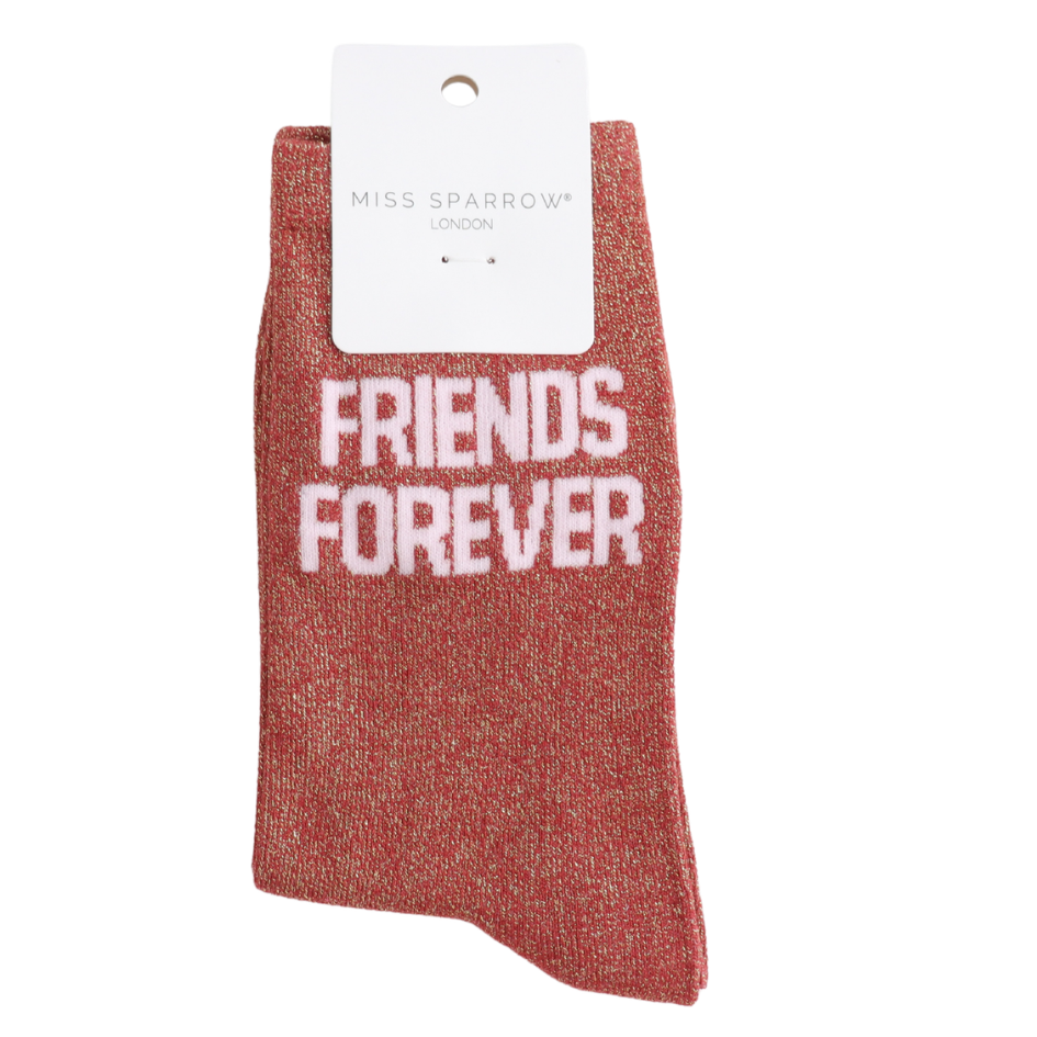 Friends Forever Glitter Socks