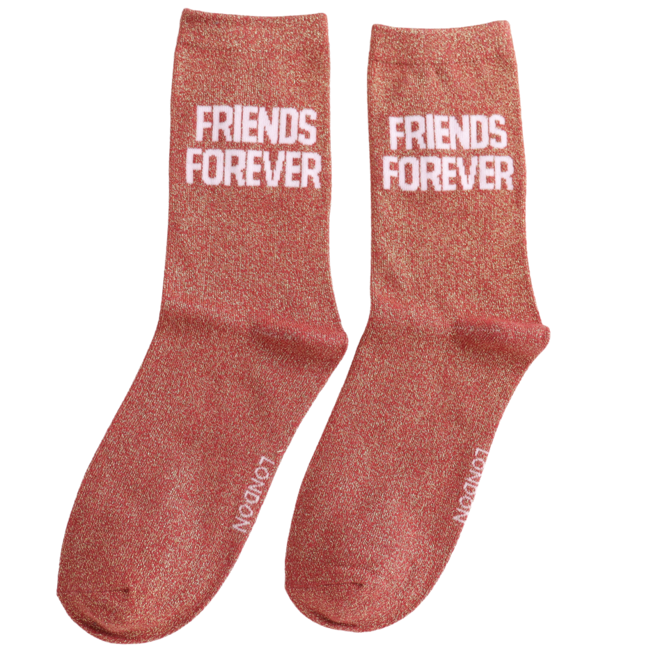 Friends Forever Glitter Socks