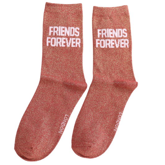 Friends Forever Glitter Socks