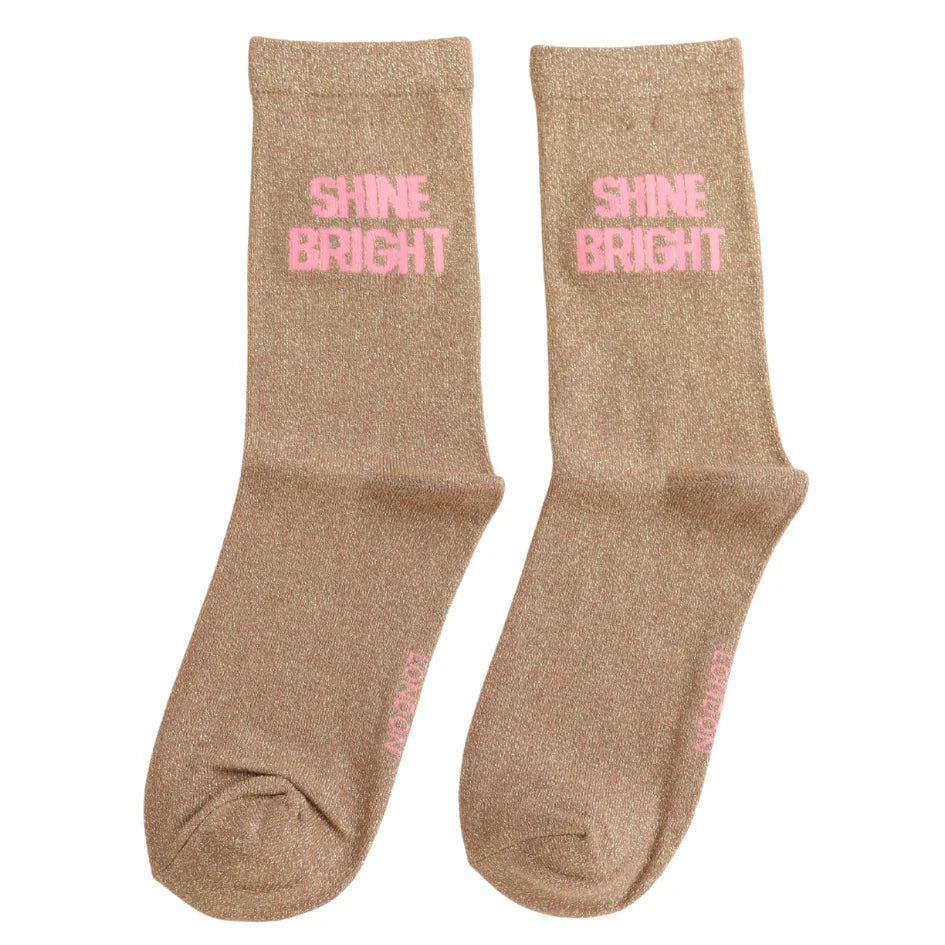 Shine Bright Glitter Socks