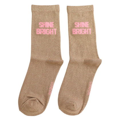 Shine Bright Glitter Socks