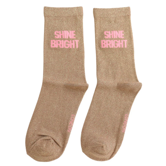 Shine Bright Glitter Socks