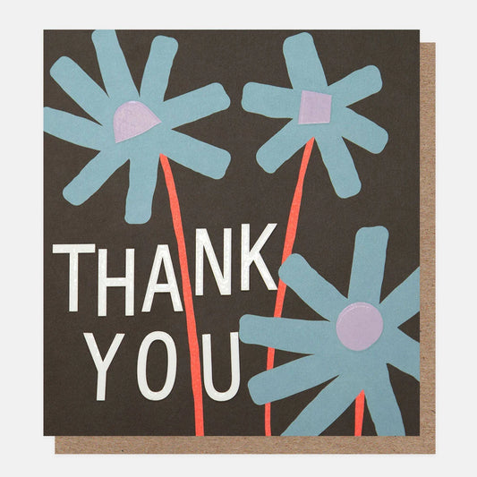 Thank You Blue Flowers